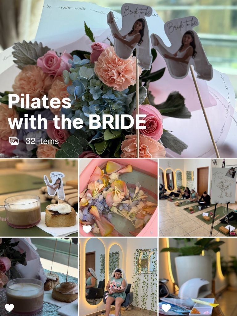 Vista previa de momentos de una clase de Pilates para una despedida de soltera